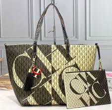 Bolsa duo Tote C/H para dama 18401 incluye pochette
