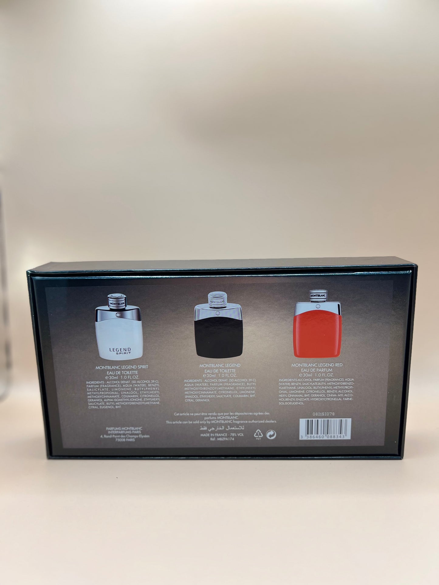 Set Montblanc Legend 3x30 ml