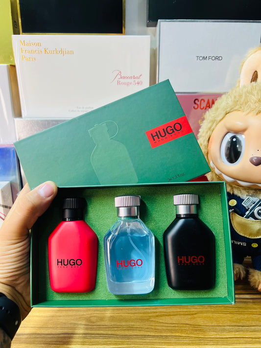 Set Hugo Boss – 3 Perfumes de 40 ml (Green, Red)