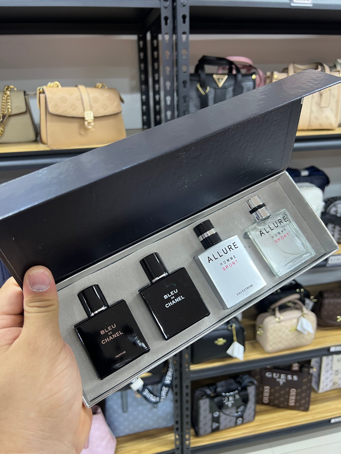 Set Chanel 4x30 ml 🌟 2x Bleu • 2x Allure Homme Sport