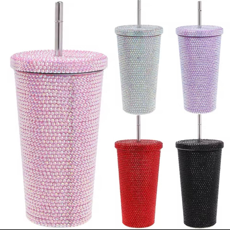 Vaso con pedrederia estilo diamante 750ml (A5) 0003