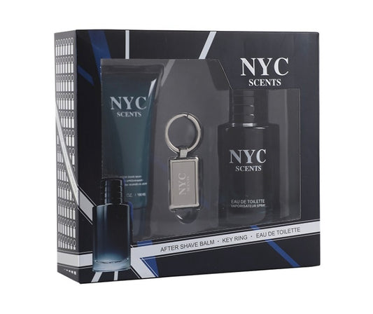 Set de Perfume Bravo Hero 4 piezas con Eau de Toilette 100 ml, Bálsamo para Después de Afeitar 100 ml, Llavero y Estuche Elegante N7600