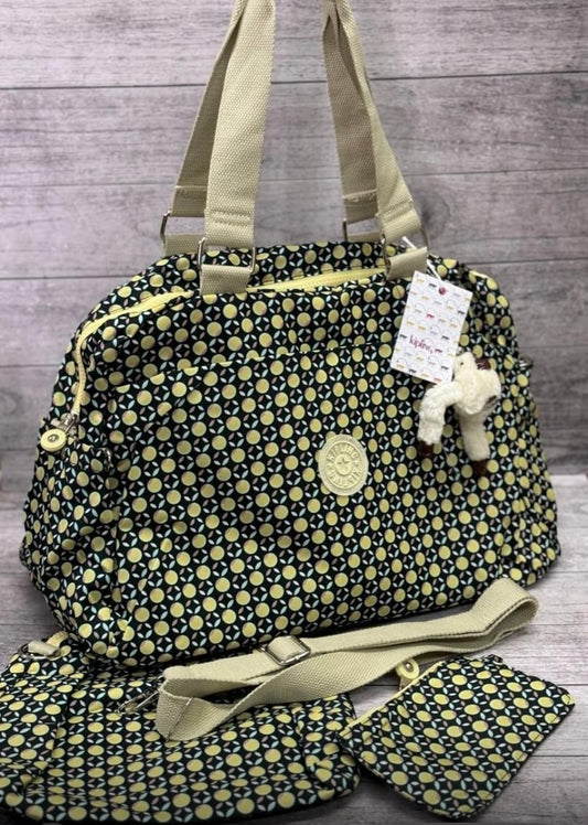 Combo triple del chango 🙊 K/p 20255 maleta, Crossbody y monedero 👛