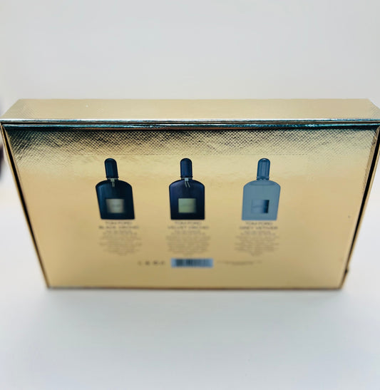 Set Tom Ford Grey Vetiver • Velvet Orchid • Black Orchid 3x30 ml