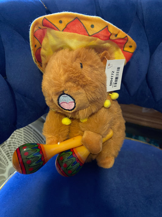 Capibara Mexicano Maracas Musical Repite 🎤 (J3)  M04172 🪇