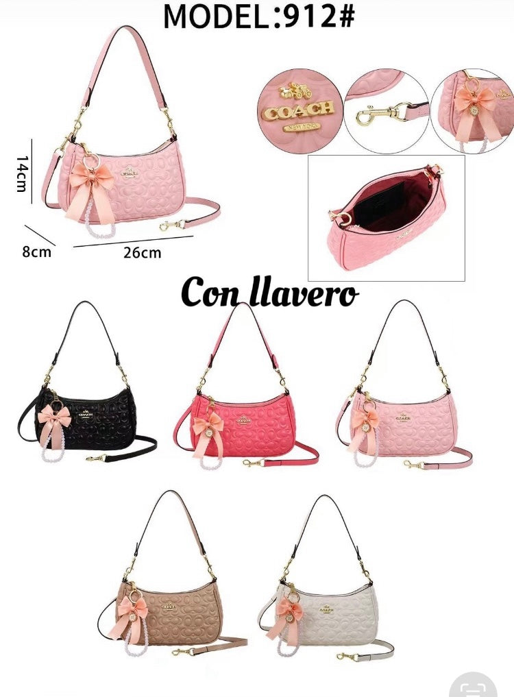 Bolsa Crossbody con llavero Coa-ch 912 foto de referencia