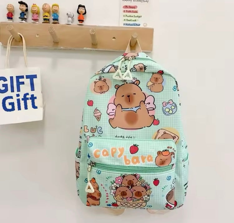 Mochila infantil de tela Capibara mod.82511