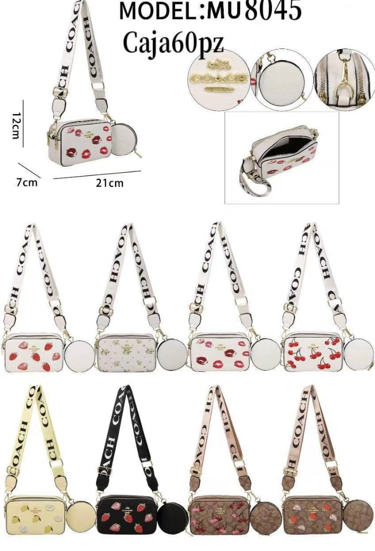 Crossbody Coac/h para dama 8045 foto de referencia