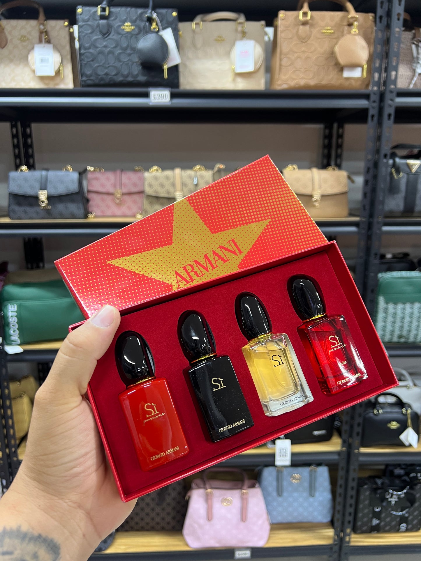 🌹 Set Giorgio Armani Si Passione 4 x 30 ml