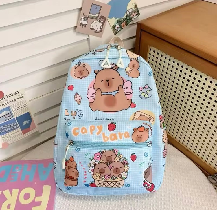 Mochila infantil de tela Capibara mod.82511