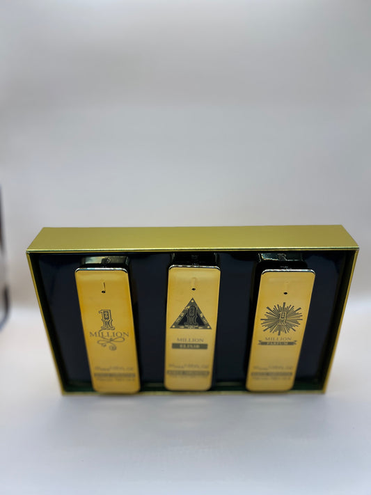 Set Paco Rabanne 3 x 30 ml | One Million – Million Elixir – Million Parfum