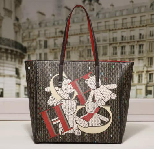 Bolsa duo Tote C/H para dama 18401 incluye pochette