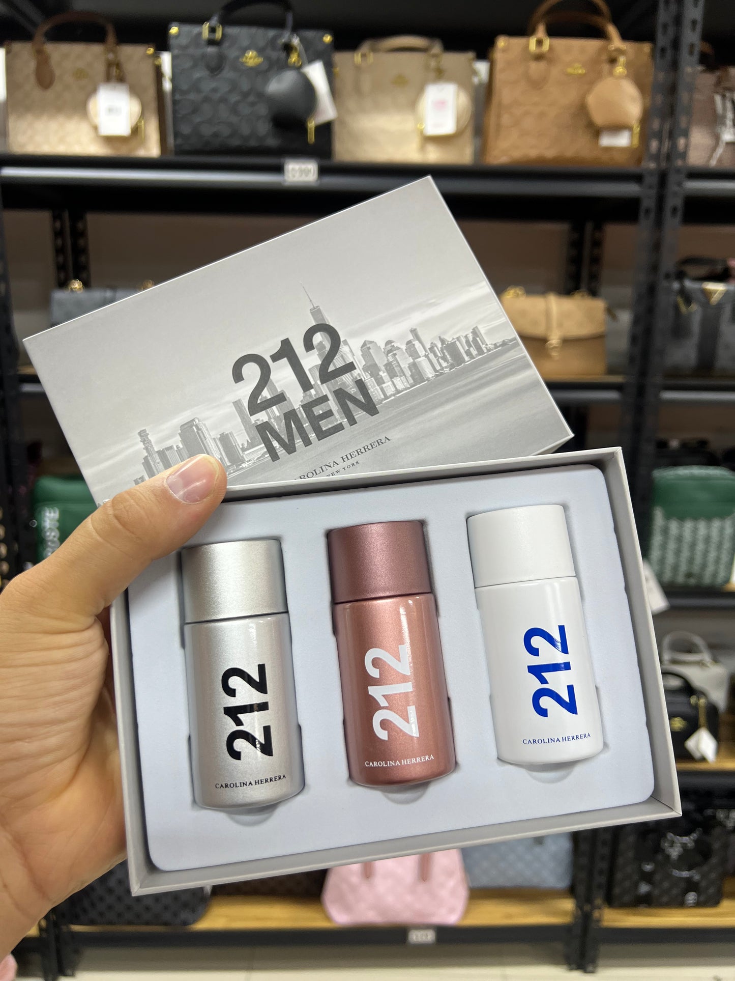 Set Carolina Herrera 212 Men 3 x 30 ml