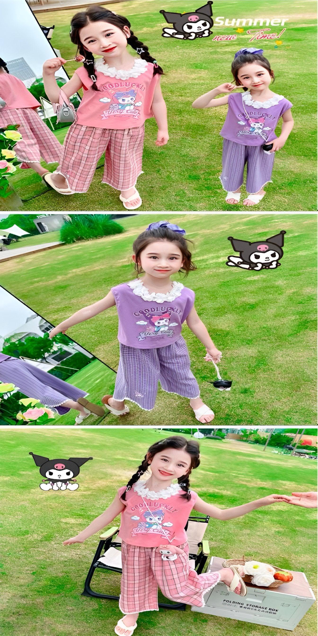 Conjunto de 2 Piezas para Niñas (Tallas 3 a 5 Años) (D3) LU9051
