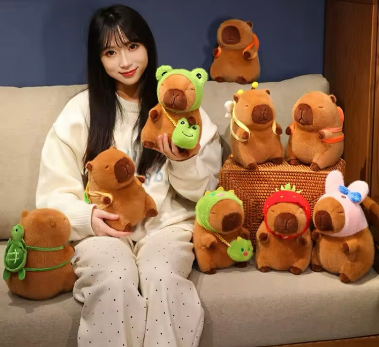 Peluche Capibara adorable de felpa suave F973