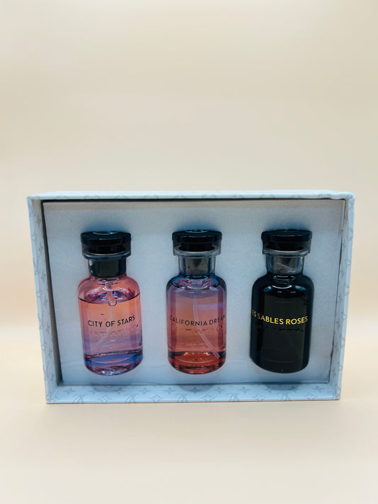 Set Louis Vuitton 3 x 30 ml | City of Stars – California Dream –Essables Roses ✨