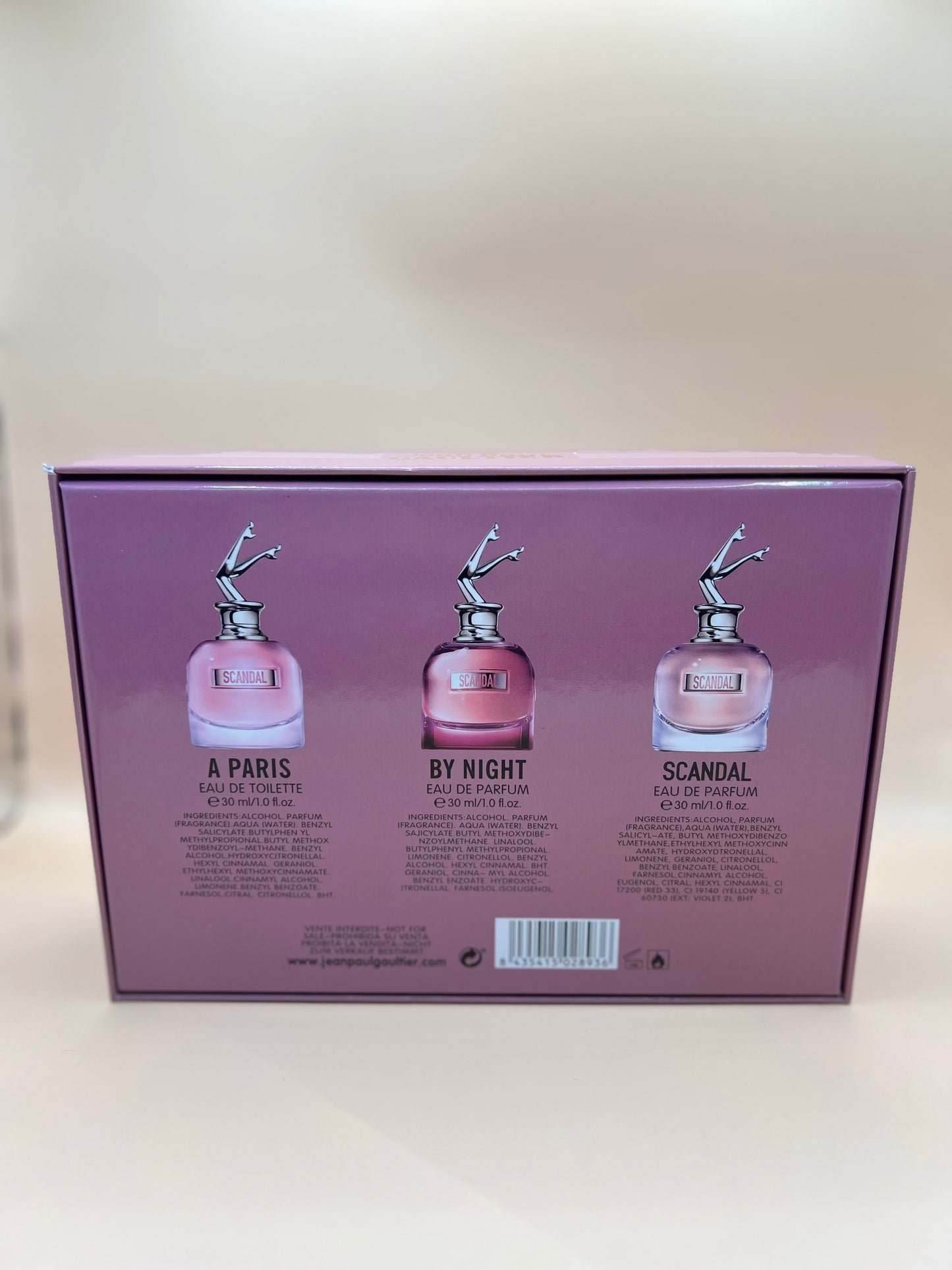 Set Jean Paul Gaultier 3x30 ml ✨ À Paris • By Night • Scandal