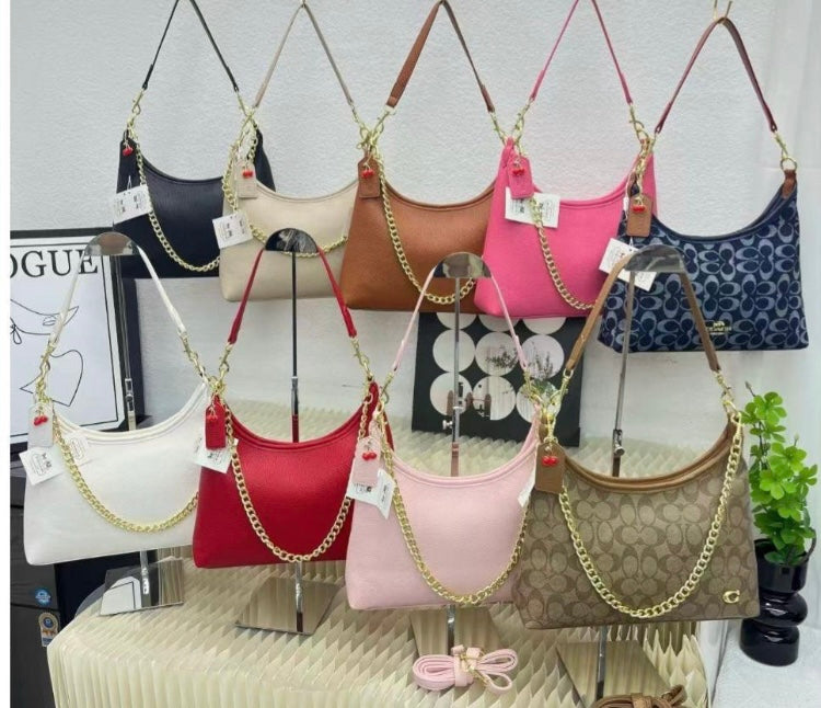 Bolsa Crossbody Coac/h para dama 0528 incluye llavero y candena