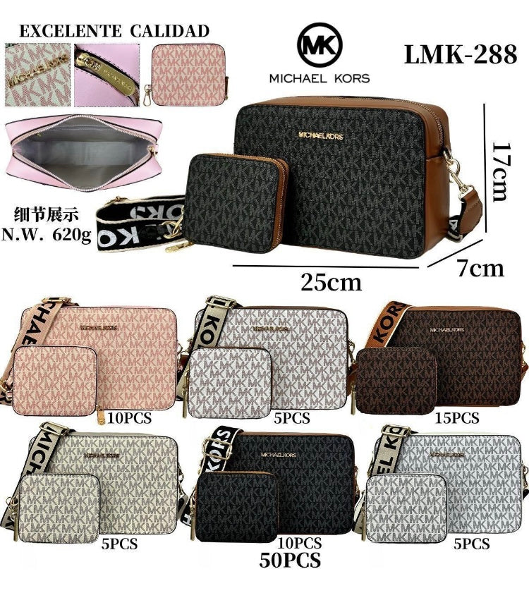 Bolsa duo Crossbody M/k para dama LMK-288 foto de referencia