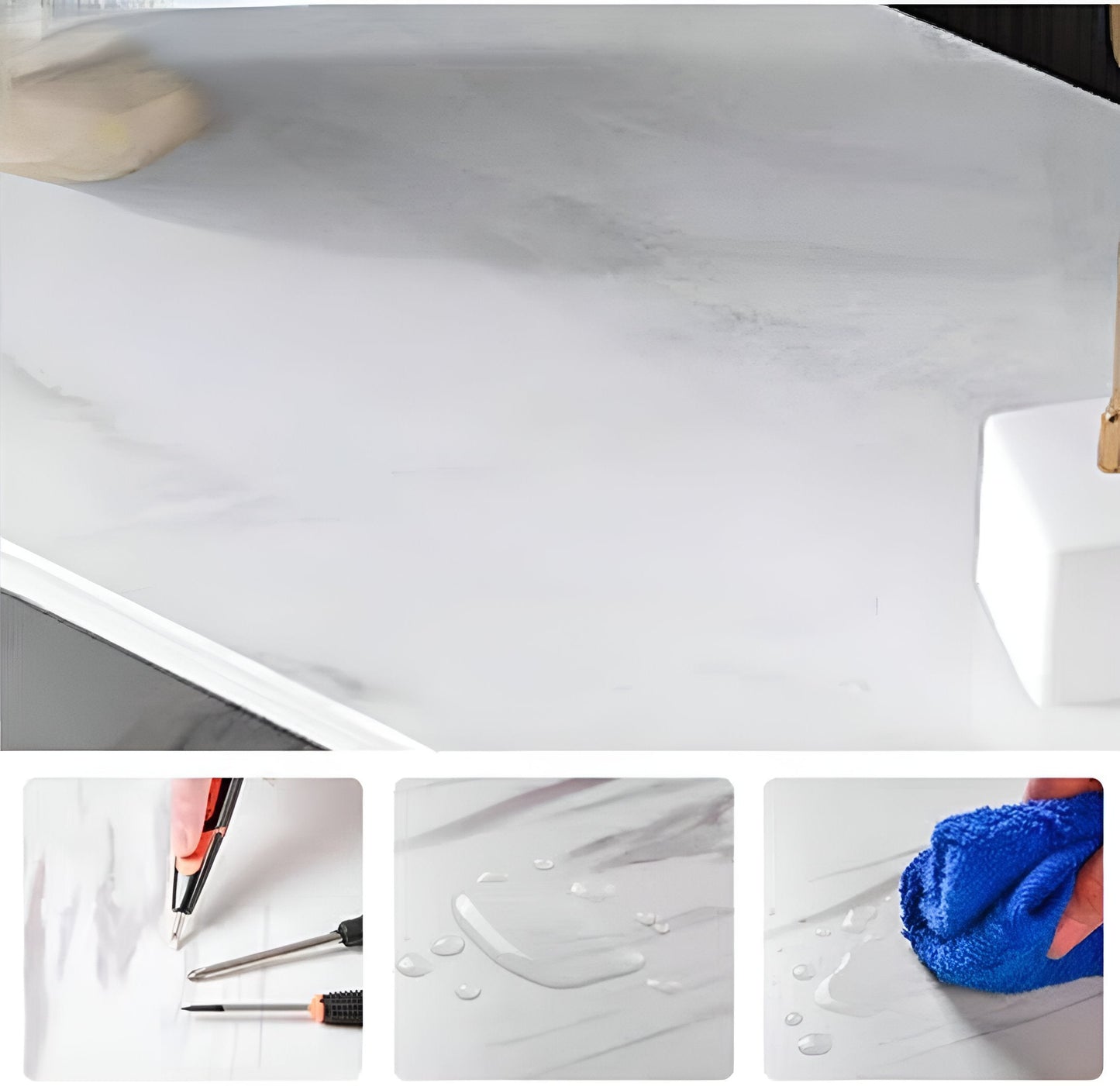 Mesa de Entretenimiento Elegance Blanca 120x30x43 cm