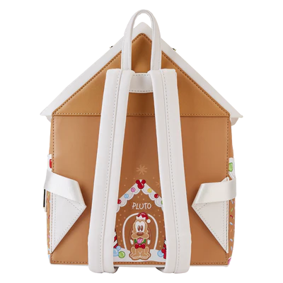 Loungefly Disney Mickey and Friends - Mini Mochila de Casa de Jengibre (Edición Especial)
