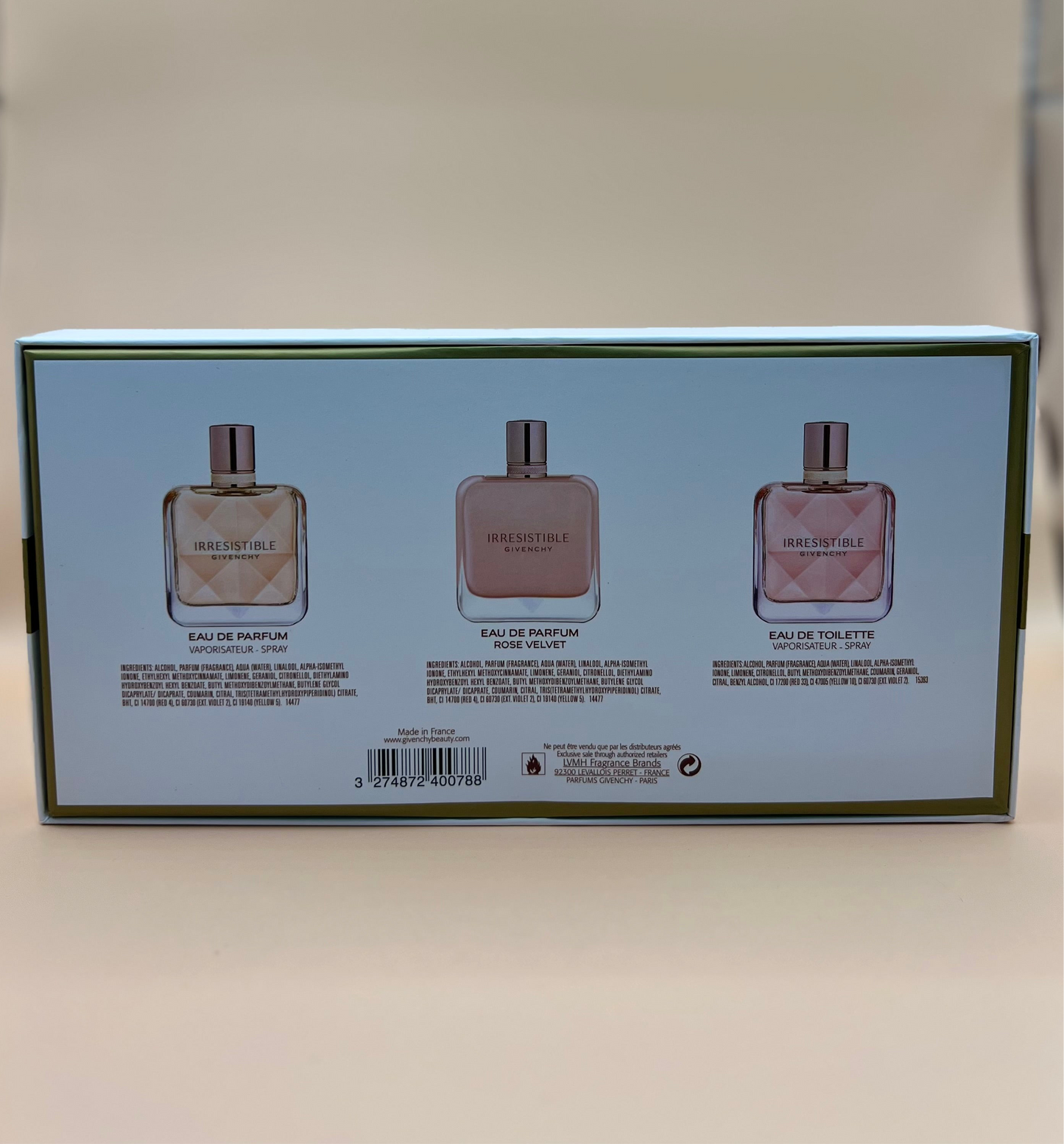 Set Givenchy Irresistible 3 x 30 ml