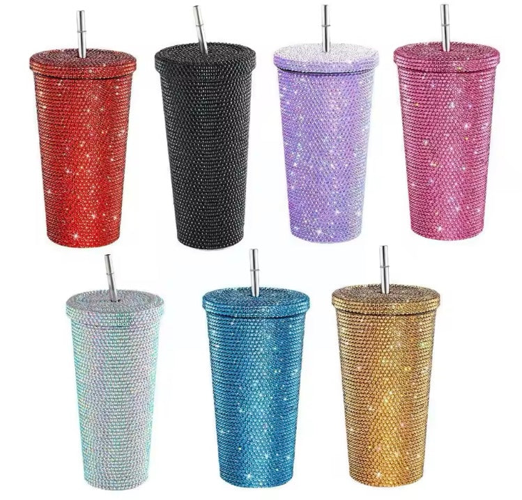 Vaso con pedrederia estilo diamante 750ml (A5) 0003
