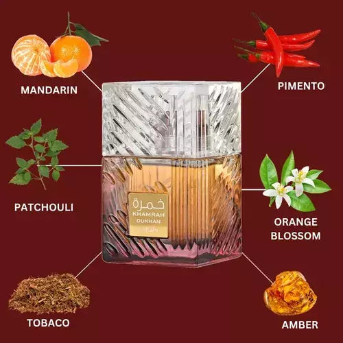 Perfume Mini Árabe Lattafa Khamrah Dukhan 50ml