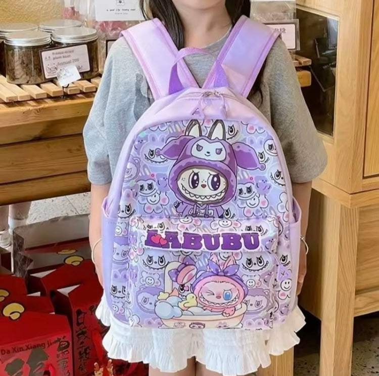 Mochila bubu escolar de tela mod.82509