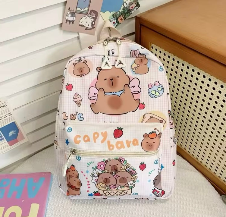 Mochila infantil de tela Capibara mod.82511