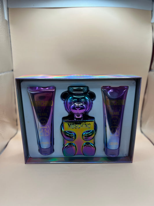 Set Moschino Toy Boy 2 ✨ Perfume 100 ml + Body Lotion + Shower Gel 100 ml