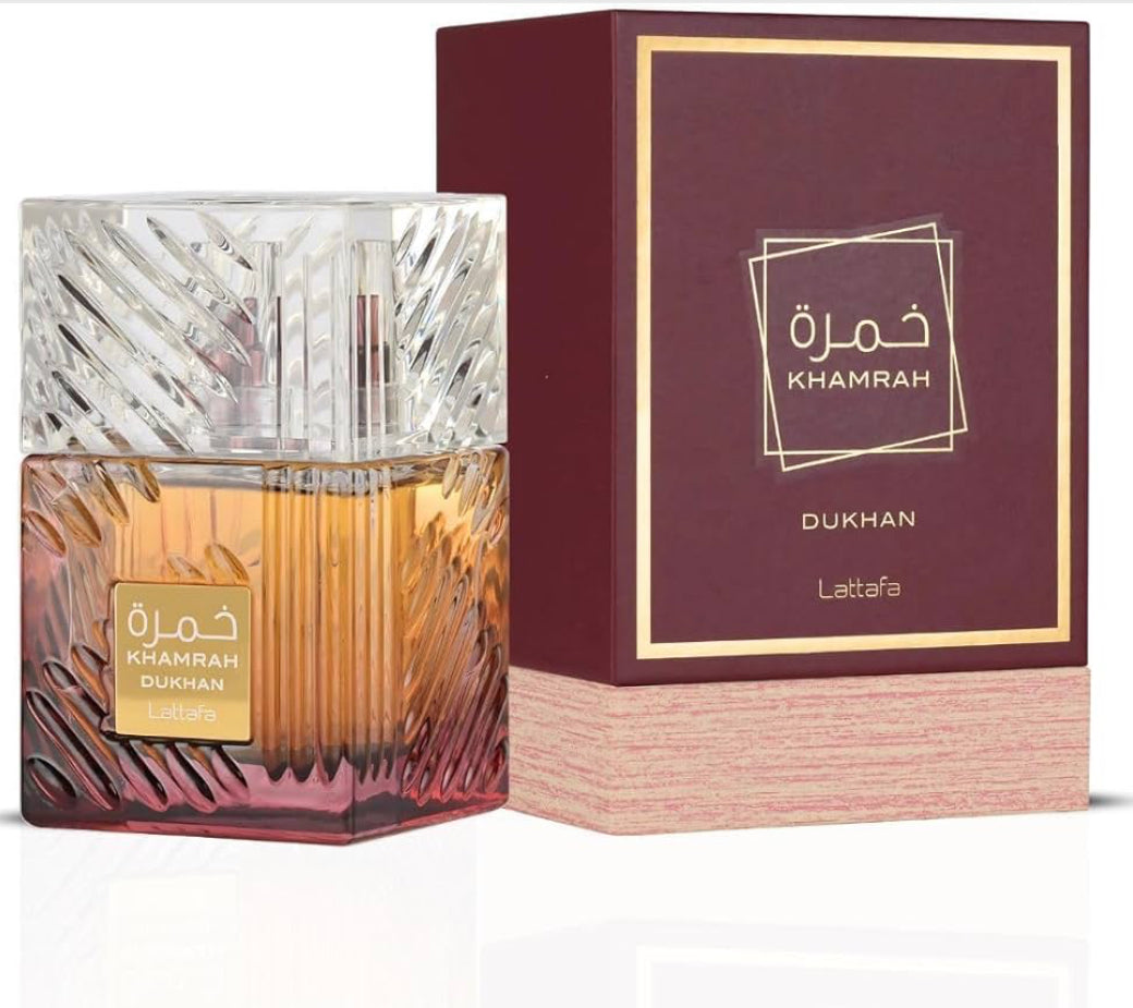 Perfume Mini Árabe Lattafa Khamrah Dukhan 50ml