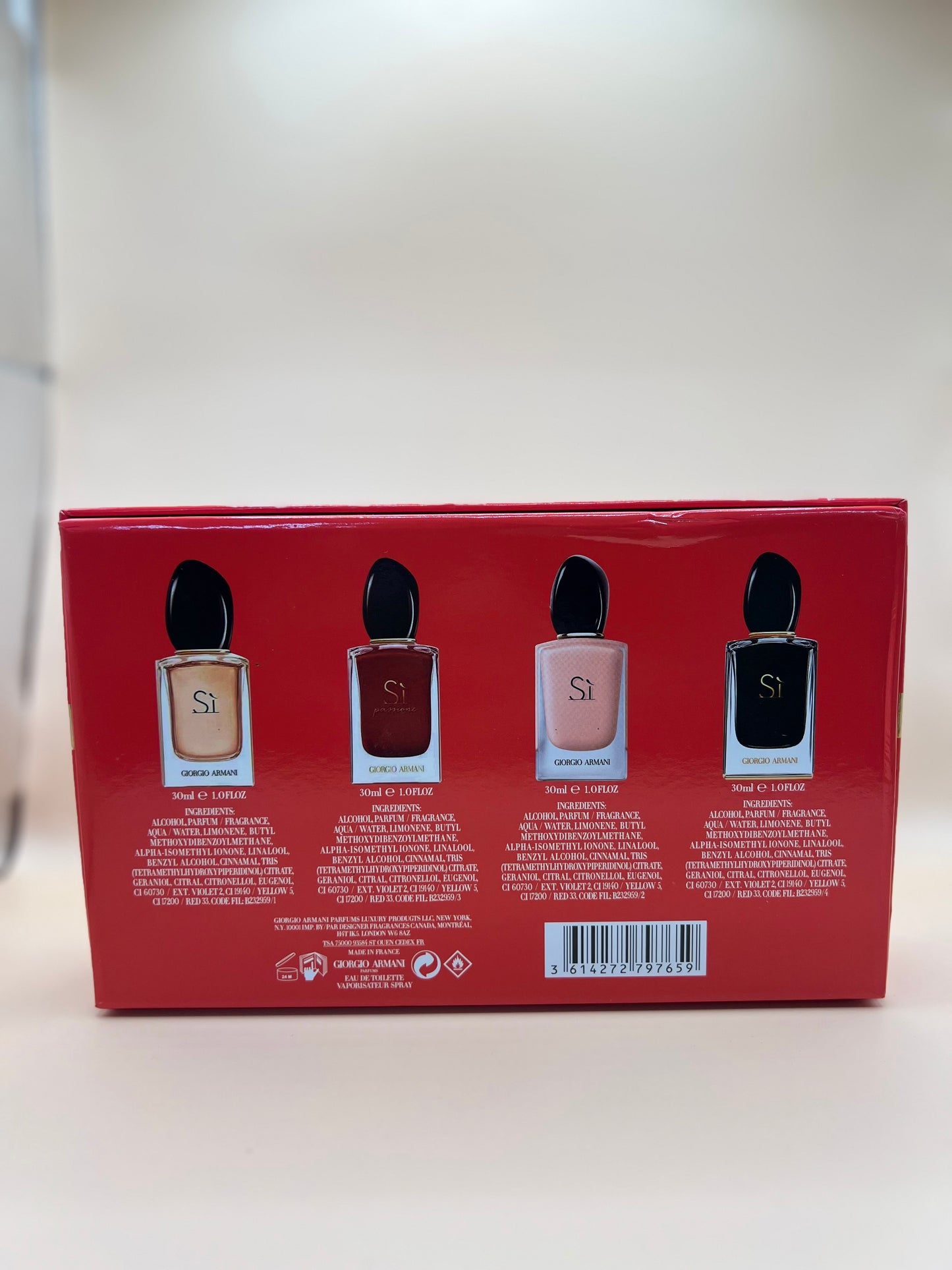 Set Giorgio Armani Si Passione 4 x 30 ml