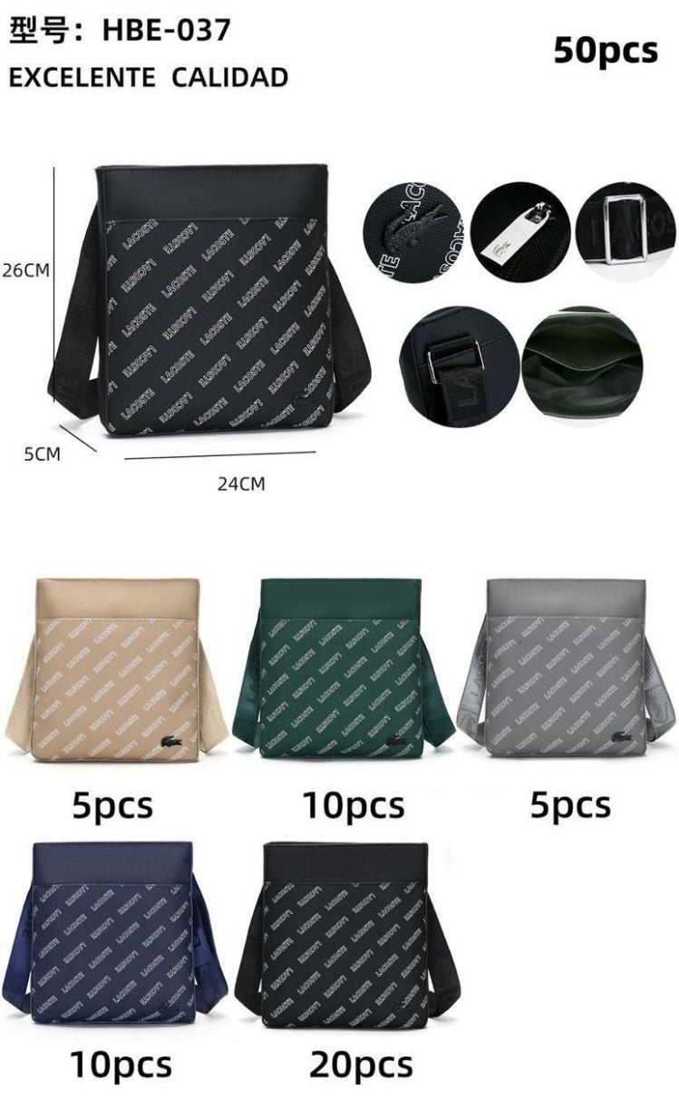 Crossbody de caballero modelo (F3) HBE-037 foto de referencia