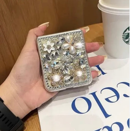 Espejo de pedrederia YJZ0102 de gatita tikky imagen de referencia