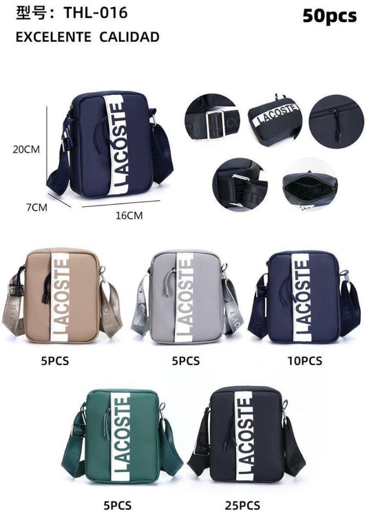 Crossbody lacost/e para caballero (F3) Thl-016