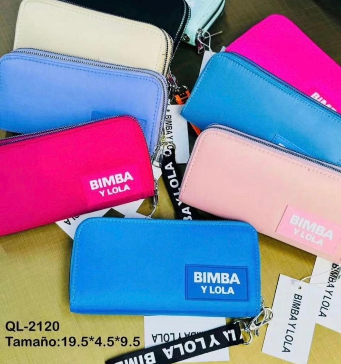 Cartera bimlolin modelo QL-2117 con muñequera grabada (G2)
