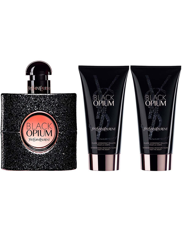 Set Yves Saint Laurent Black Opium – Perfume 90 ml + 2 Moisture Fluid 100 ml