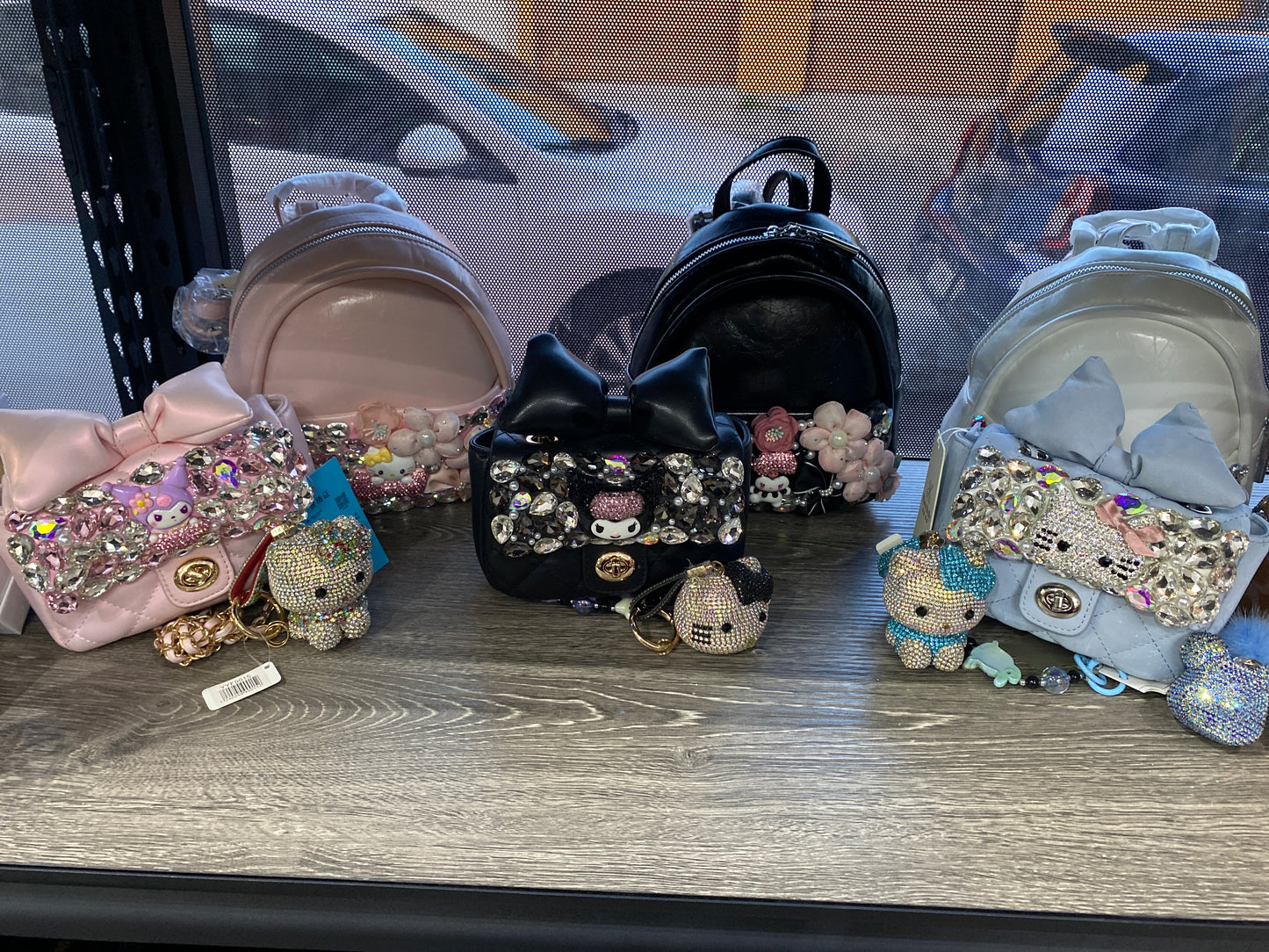 Bolsa Crossbody con pedrería y moño 2201