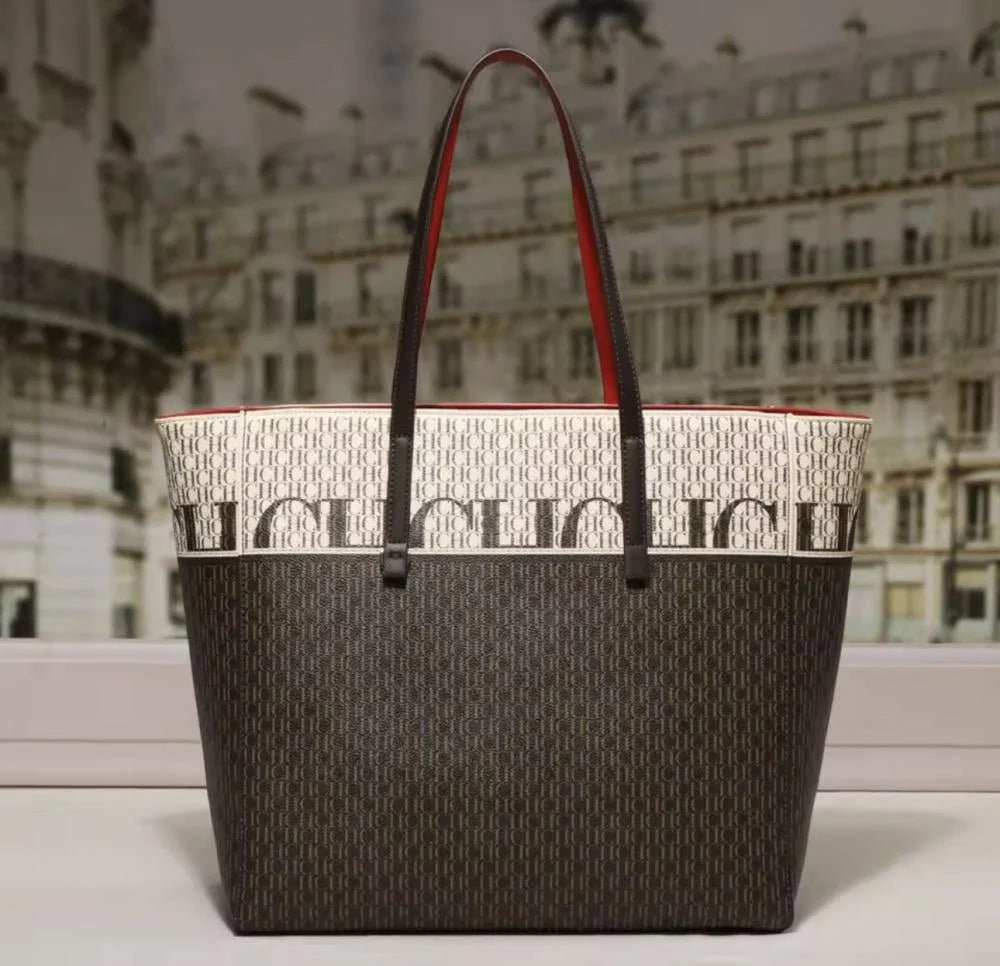 Bolsa duo Tote C/H para dama 18401 incluye pochette