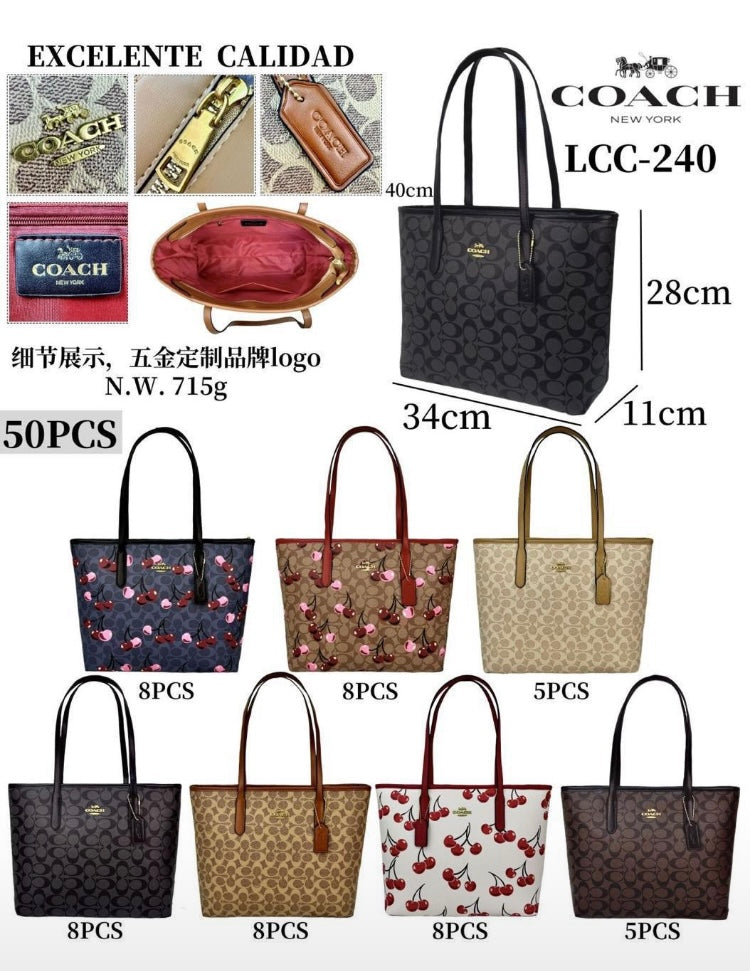 Bolsa Tote Coac/h para dama LCC-240 imagen de referencia