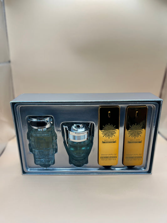 Set Paco Rabanne 4x30 ml 🌟 1x Invictus • 1x Phantom • 2x One Million