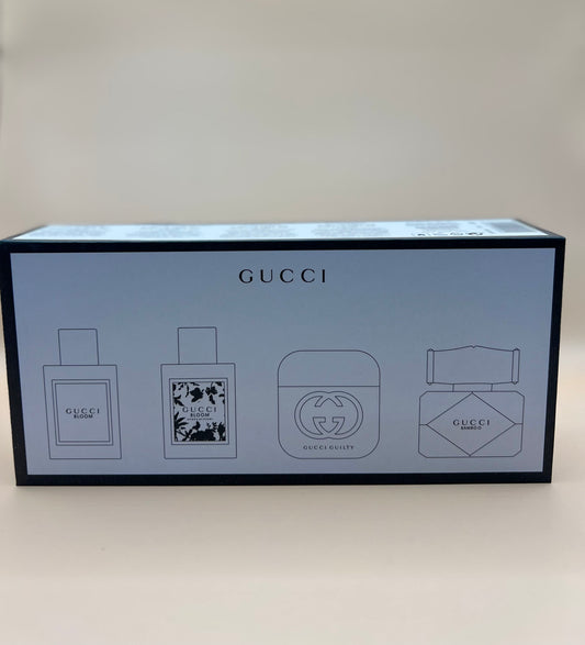 Set Gucci 4 x 5 ml | 2 x Gucci Bloom – 1 x Bamboo – 1 x Gucci Guilty ✨