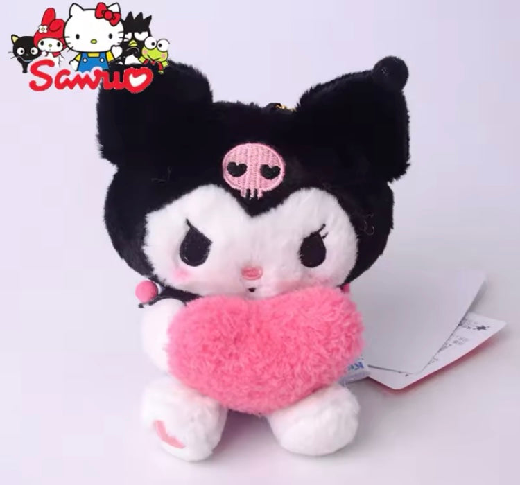 Llavero peluche HK de Conejo K tipo Kawai de 14cm  MR01135 con corazon en el pecho