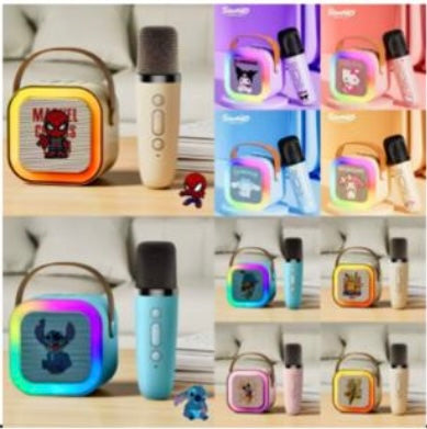 Bocina S-Mart Bluetooth de personajes con micrófono y cable usb (B2) 90502