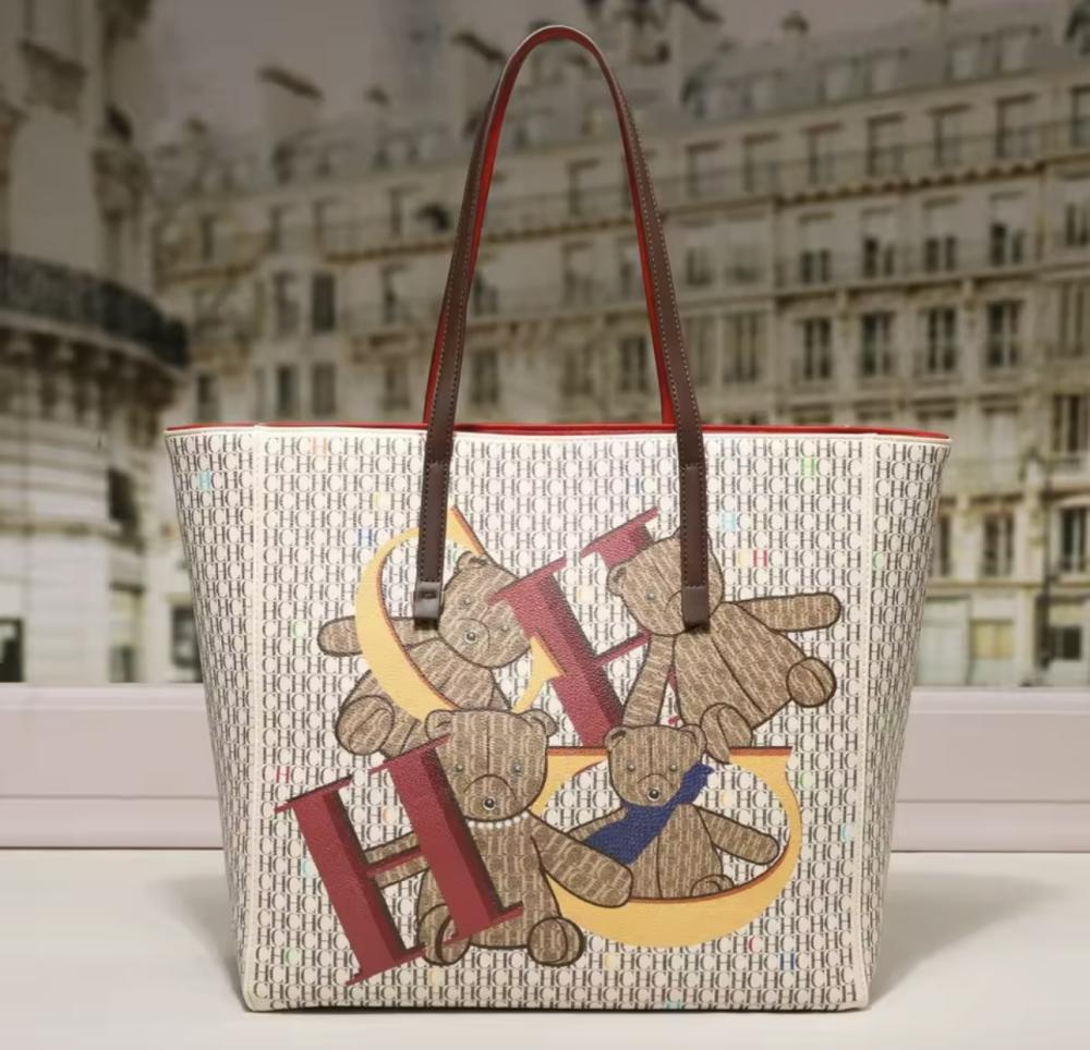 Bolsa duo Tote C/H para dama 18401 incluye pochette