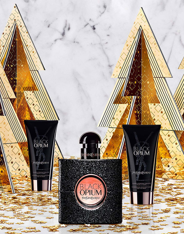 Set Yves Saint Laurent Black Opium – Perfume 90 ml + 2 Moisture Fluid 100 ml