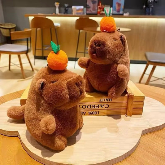Llavero Peluche de Capibara  colita brivadora (J2) MRBL-77
