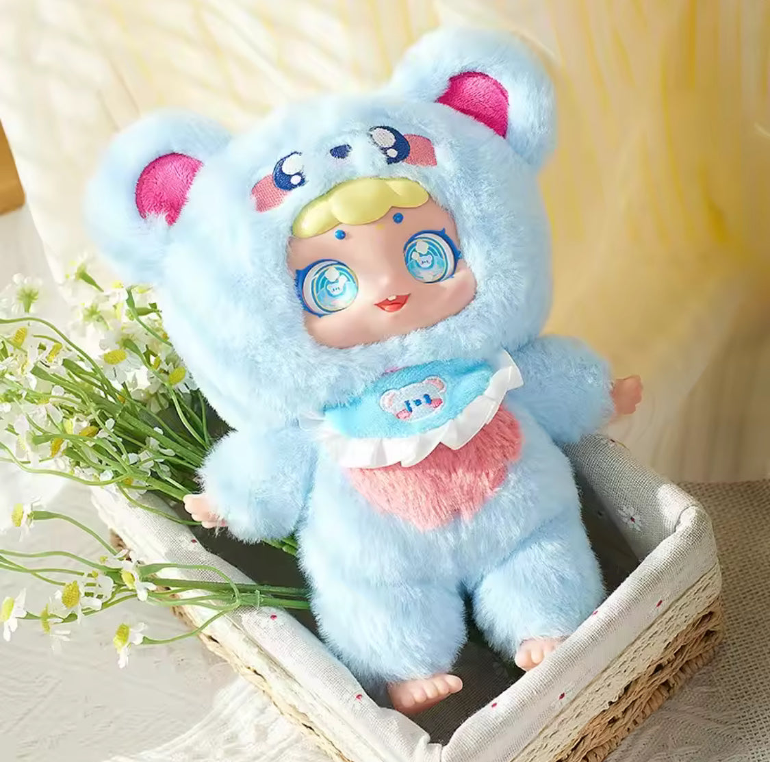 Peluche adorable caja Crices baby three Sweetheart Tea Party", muñeca de colección 📦 sorpresa  (J1) 008-2024