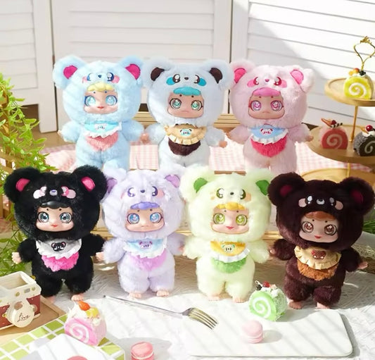 Peluche adorable caja Crices baby three Sweetheart Tea Party", muñeca de colección 📦 sorpresa  (J1) 008-2024